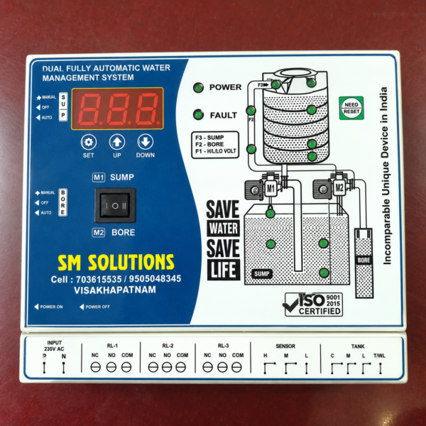 Dual Tank Fully Automatic Water Level Controller